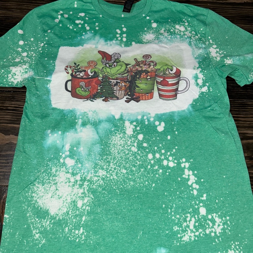 Green Grinch Sublimation T-Shirt, Large
